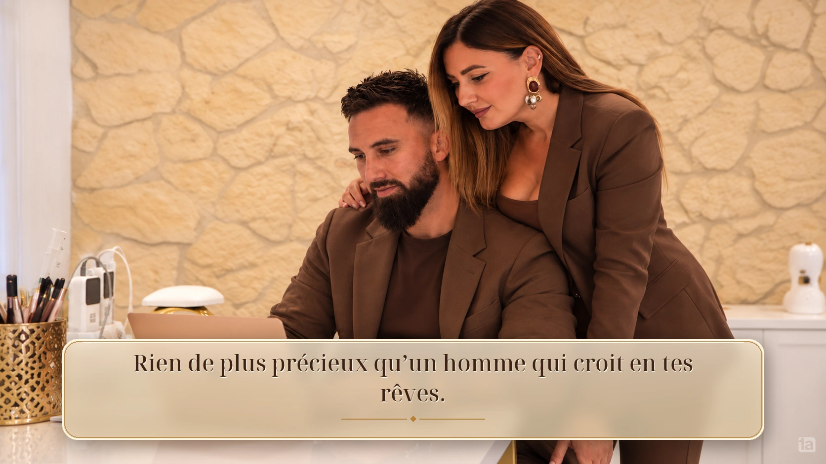Sonja et son mari travaillent ensemble